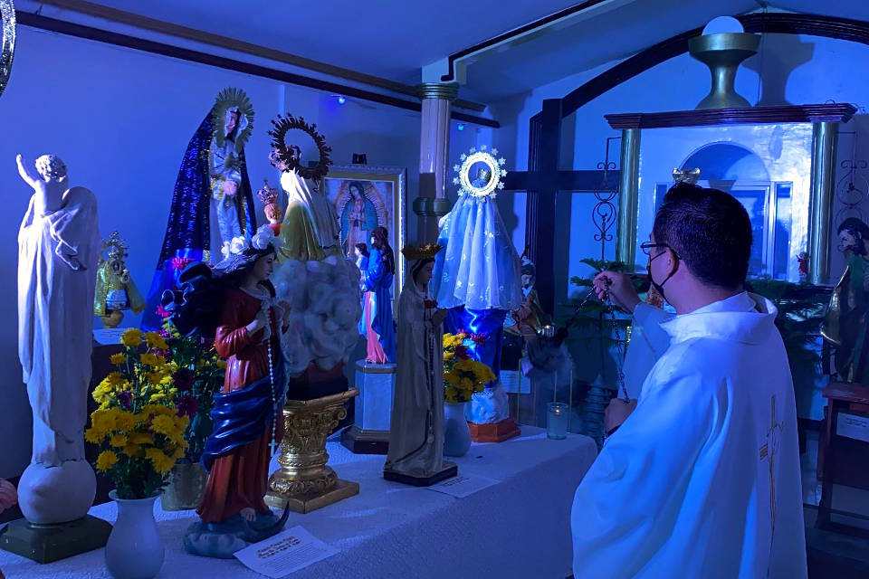 Marian exhibit 2022 Saint Francis Xavier Parish Tibungco