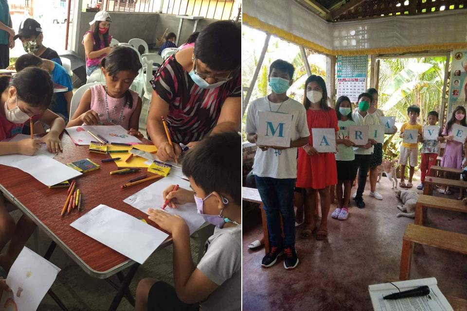 Activities during Flores de Mayo: Our Lady of the Miraculous Medal Parish, Indangan and San Roque Parish, Malabog