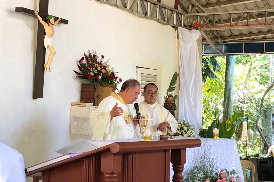 GKK San Antonio de Padua Brgy Callawa 52nd fiesta baptism bunyag and kasalan