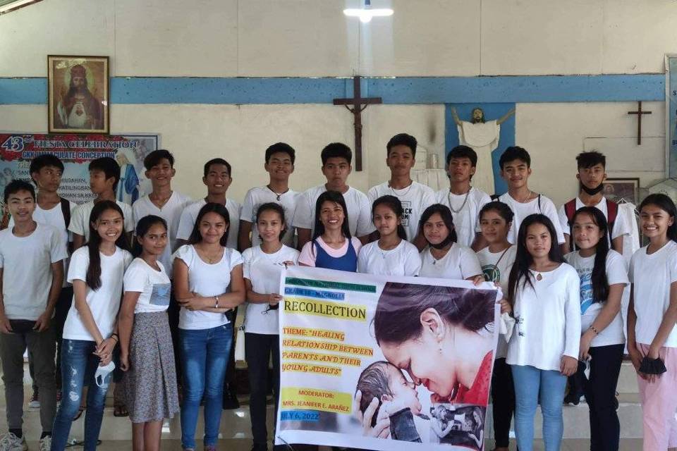 Grade 10 recollection Cabonbon National HS GKK Immaculate Conception