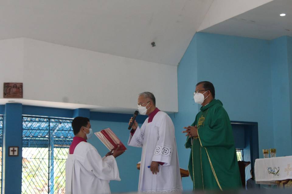 Mary Help of Christians Parish installation parish priest Rev. Fr. John L. Cardinal, SDB