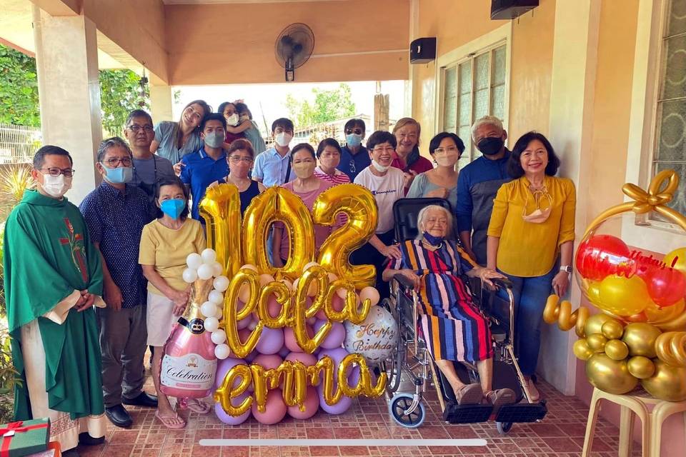 Emma Corro 102nd birthday