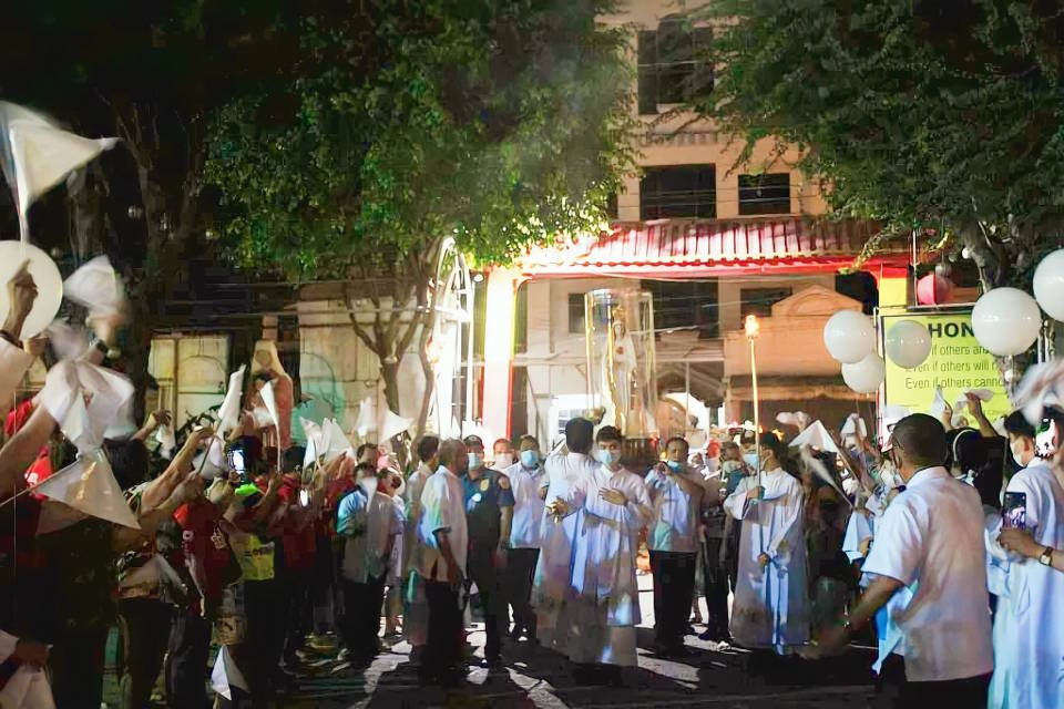 Our Lady of Fatima visiting Sacred Heart of Jesus Parish Obrero