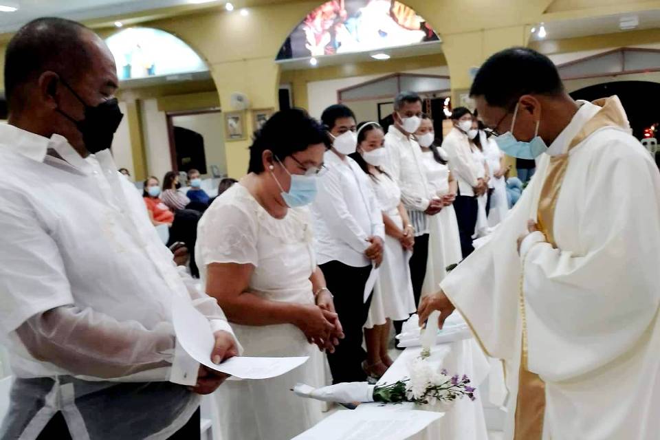 SMPRP couples renewed their marriage vows St. Mary of the Perpetual Rosary Parish