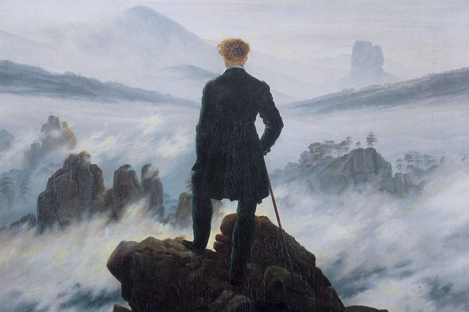 Caspar David Friedrich Wanderer above the Sea of Fog