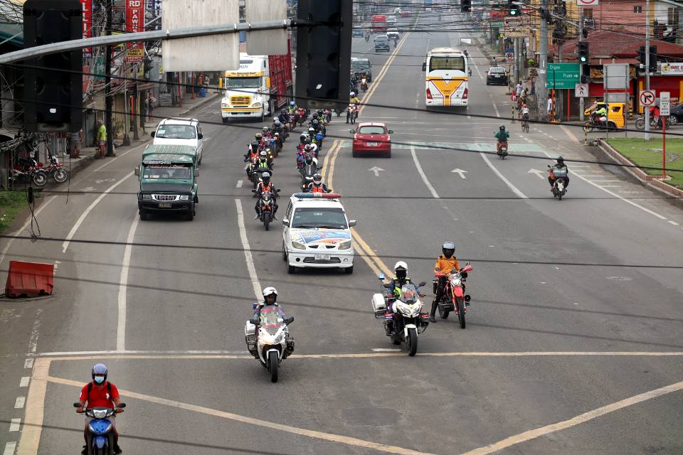 LTO Road Safety Campaign 2022 motorcade