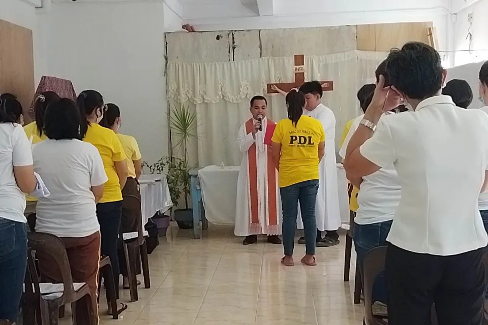 Lady inmates baptized St. Francis of Assisi Parish, Maa