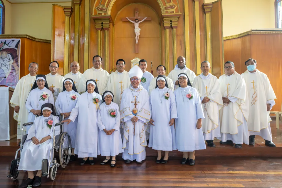 Benedictines Platinum Jubilee of Sr. Mary Gemma Bering, Sr. Mary Judy Maraya, Golden Jubilee of Sr. Mary Gregory Espadera and Silver Jubilee of Sr. Mary Abigail Eliot and Sr. Ma. Isabelle Domingo