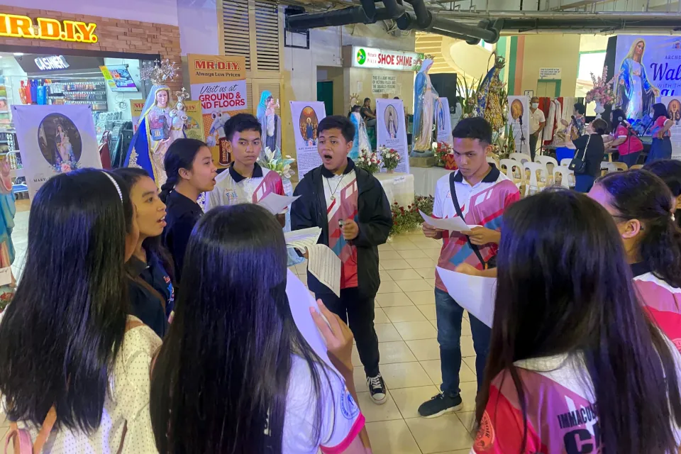 27 May 2023 - ICPYA Choir Rehearsing Before Mass