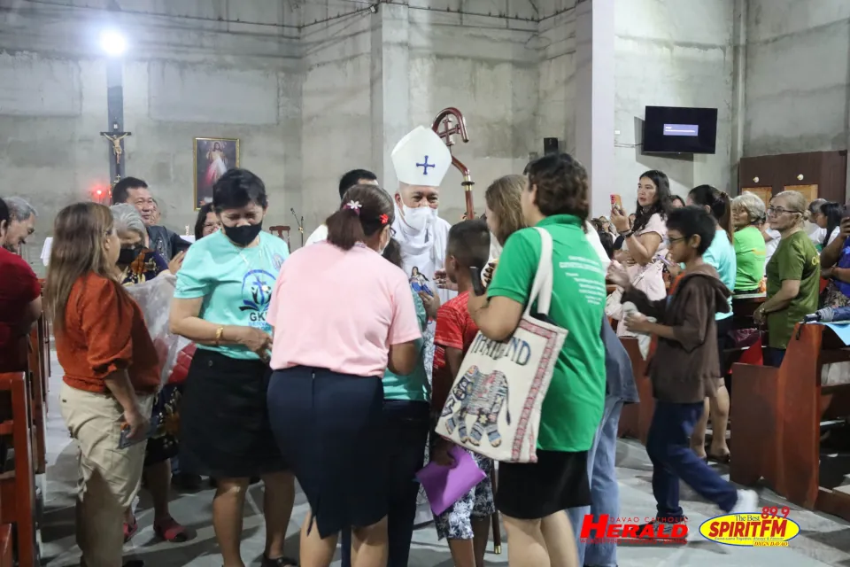 Abp Valles pastoral visit at the Our Lady of the Miraculous Medal Parish 2023