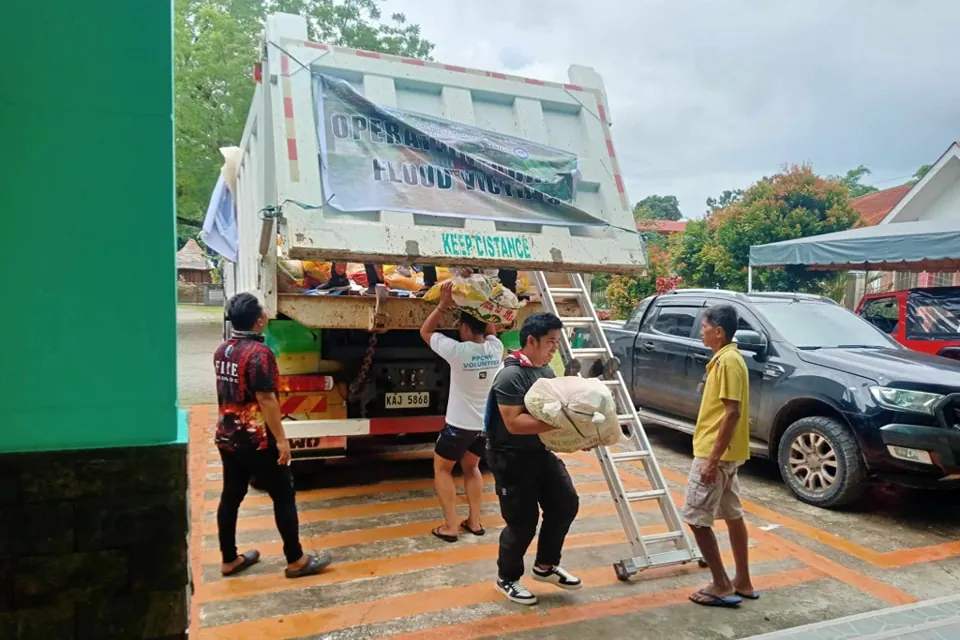 Donation drive for Diocese of Mati Flood victims