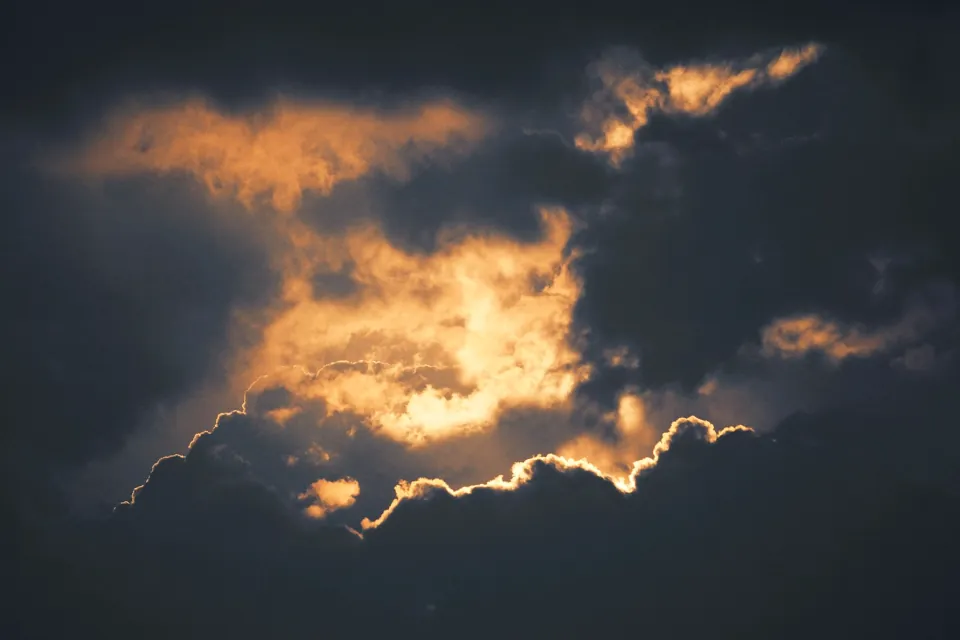 stock photo of silver lining clouds by Suganth on unsplash