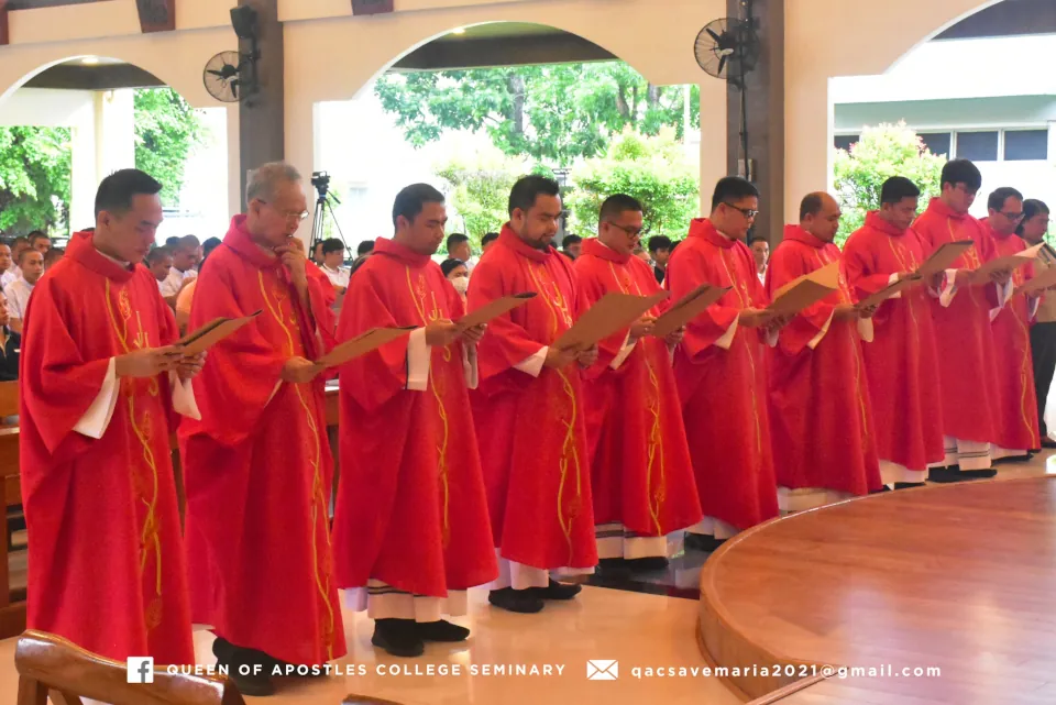 Holy Spirit Mass at Queen of Apostles College Seminary (QACS) Tagum 2024