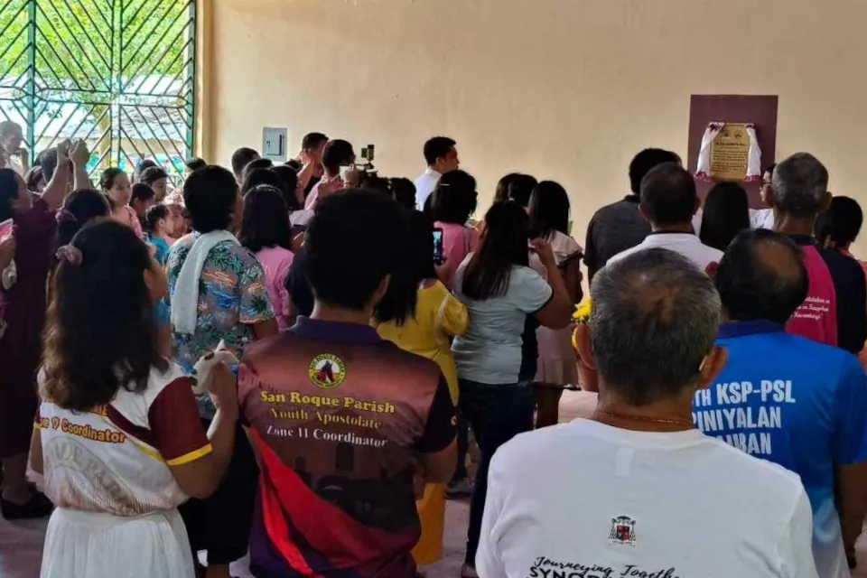 Fr Balaquinto Hall Unveiled San Roque Parish (SRP)