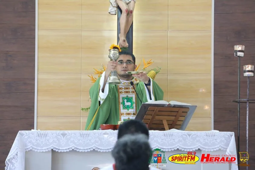 Fr Ritzchild John Cariaga thanksgiving mass at Sto Nino GKK Chapel