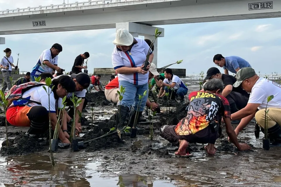 73rd Fiesta Holy Cross of Davao College (HCDC) Coastal Clean-up and Mangrove Planting