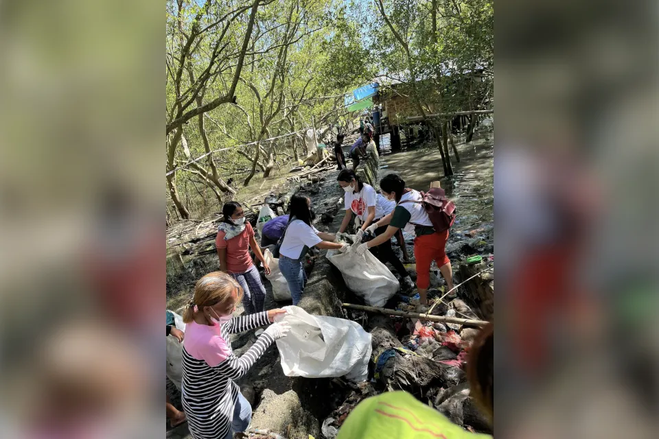 St James the Apostle Parish mangrove planting coastal clean-up 2024