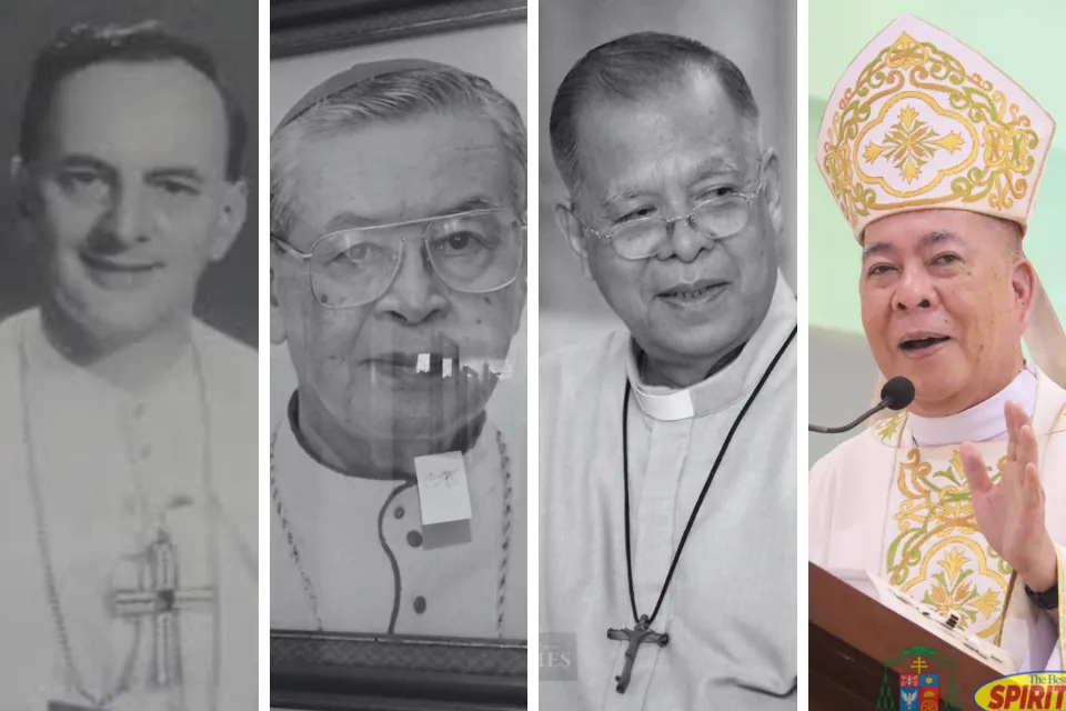 In photos: Archbishop Clovis Thibault, D.D., Archbishop Antonio Mabutas, D.D., Archbishop Fernando Capalla and Archbishop Romulo Valles, D.D.